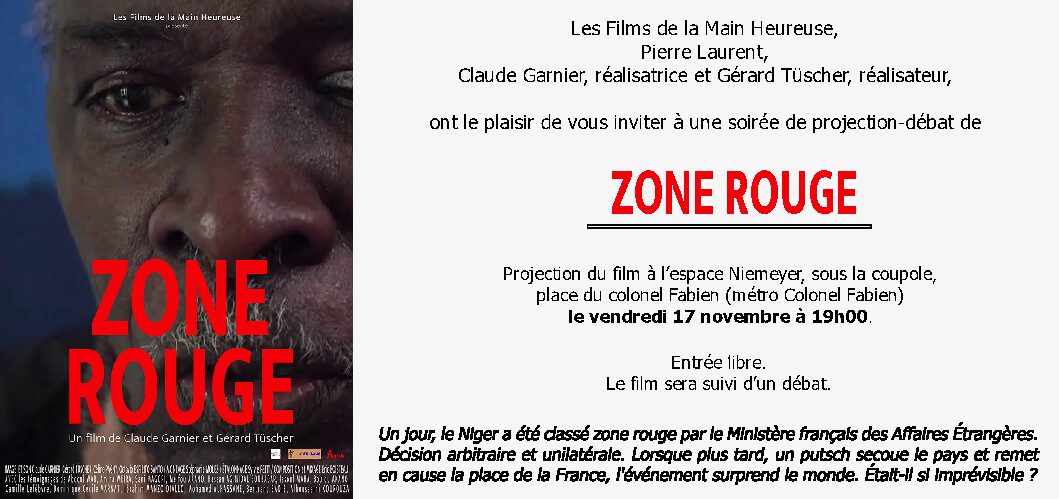 Zone Rouge : vendredi 17 novembre ;-))